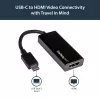StarTech.com USB-C to HDMI Adapter with 4K 30Hz - Black, 3.2 Gen 2 (3.1 Gen 2), USB Type-C, HDMI output, 3840 x 2160 pixels