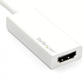 StarTech.com USB-C to HDMI Adapter - White - 4K 60Hz, USB Type-C, HDMI output, 3840 x 2160 pixels