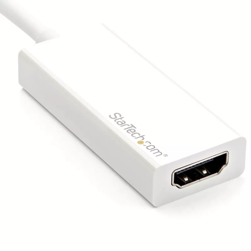 StarTech.com USB-C to HDMI Adapter - White - 4K 60Hz, USB Type-C, HDMI output, 3840 x 2160 pixels