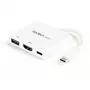 StarTech.com USB-C Multiport Adapter with HDMI - USB 3.0 Port - 60W PD - White