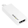 StarTech.com USB-C to HDMI Adapter with 4K 30Hz - White, USB Type-C, HDMI output, 3840 x 2160 pixels