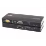 ATEN USB VGA KVM Extender with Audio and RS-232 (200m), Transmitter & receiver, Wired, 200 m, Cat5, 1920 x 1200 pixels, Push-buttons