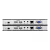 ATEN USB VGA KVM Extender with Audio and RS-232 (200m), Transmitter & receiver, Wired, 200 m, Cat5, 1920 x 1200 pixels, Push-buttons