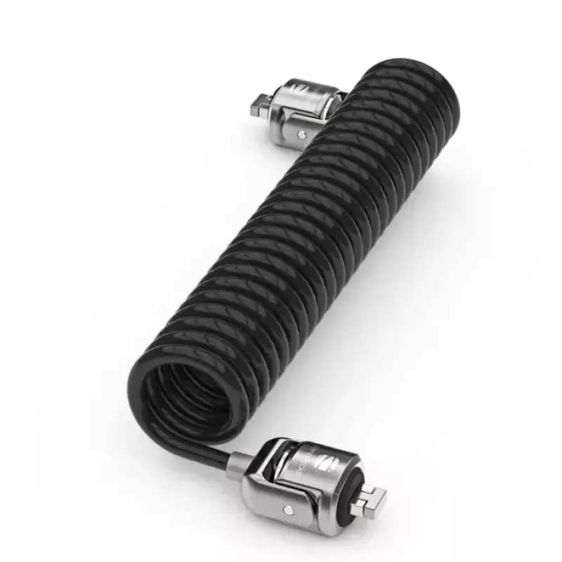 Security Cable Lock Compulocks CL02H Dual Head Coiled T-bar