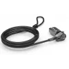 Combination Lock Compulocks CL37 T-bar Security Cable Lock Black