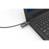 Combination Lock Compulocks CL37 T-bar Security Cable Lock Black