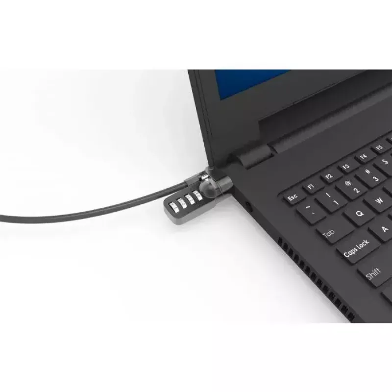Combination Lock Compulocks CL37 T-bar Security Cable Lock Black