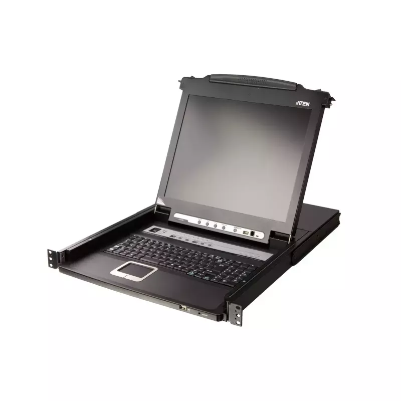 KVM switch ATEN CL5708M Rack mounting Black 1U 17 inch LCD