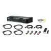 ATEN 2-Port 4K DisplayPort Dual Display Mini-Matrix Boundless KVM Switch