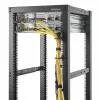 StarTech.com 5-Pack 1U Vertical Cable Management D-Ring Hooks, Cable Manager For 19 inch Server Racks/Cabinets, Network Rack Wire Organizers, Cable Guide Rings