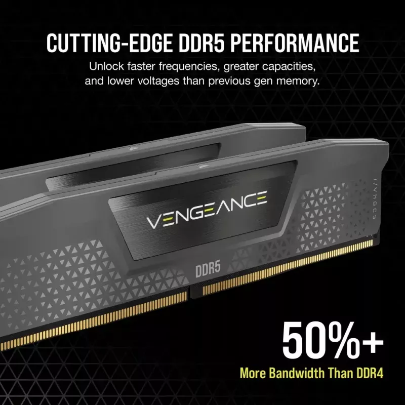 Corsair Vengeance 48GB (2x24GB) DDR5-6000 CL30 Memory Kit, Grey