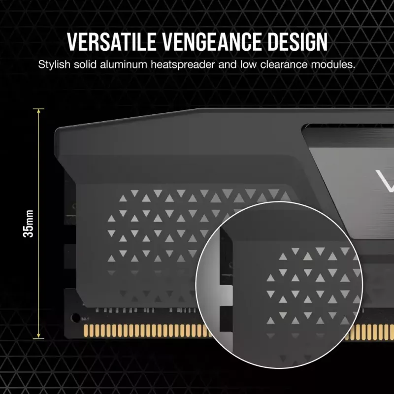 Corsair Vengeance 48GB (2x24GB) DDR5-6000 CL30 Memory Kit, Grey