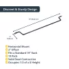 StarTech.com Horizontal Cable Lacing Bars with 2 in. Offset for Racks - 10 Pack