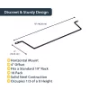 StarTech.com Horizontal Cable Lacing Bars with 4 in. Offset for Racks - 10 Pack