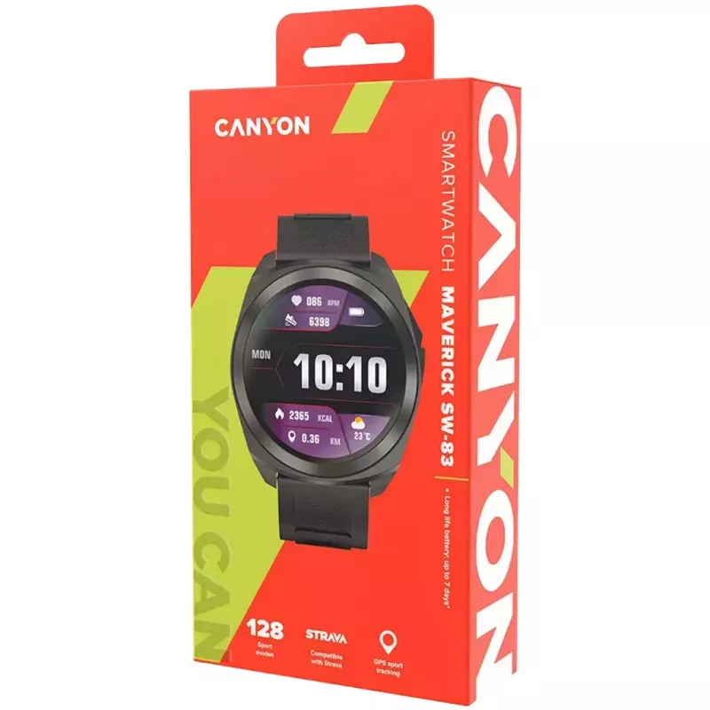 Smartwatch Canyon Maverick SW-83 Black