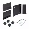 StarTech.com Computer Tower Cart, Rolling Mobile CPU Caddy on Wheels (Casters), Max Load 46.3lb/21kg, Adjustable PC Case Mount, Desktop Floor Stand, Steel Dolly