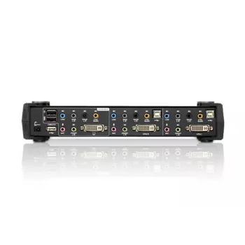 ATEN 2-Port USB DVI Dual Link KVM Switch with Audio & USB 2.0 Hub (KVM cables included)