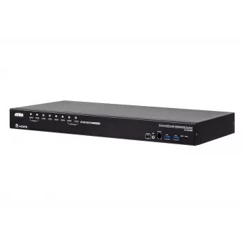 ATEN 8-Port USB 3.0 4K HDMI KVM Switch, 4096 x 2160 pixels, 4K Ultra HD, 9.77 W, Black