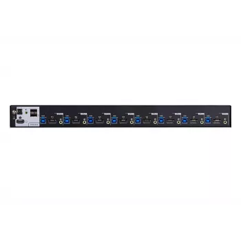 ATEN 8-Port USB 3.0 4K HDMI KVM Switch, 4096 x 2160 pixels, 4K Ultra HD, 9.77 W, Black