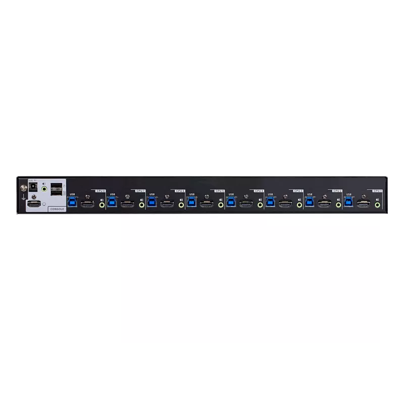 ATEN 8-Port USB 3.0 4K HDMI KVM Switch, 4096 x 2160 pixels, 4K Ultra HD, 9.77 W, Black