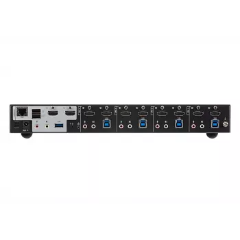 ATEN 4-Port USB 3.0 4K HDMI Dual Display KVMP™ Switch, 4096 x 2160 pixels, 4K Ultra HD, 4.42 W, Black