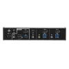 ATEN 3-Port USB-C DisplayPort Hybrid KVMP™ Switch, 4096 x 2160 pixels, 4K Ultra HD, 5.78 W, Black