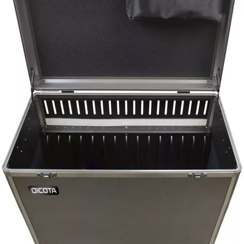 Portable device management cart DICOTA D32005 Black Floor placement