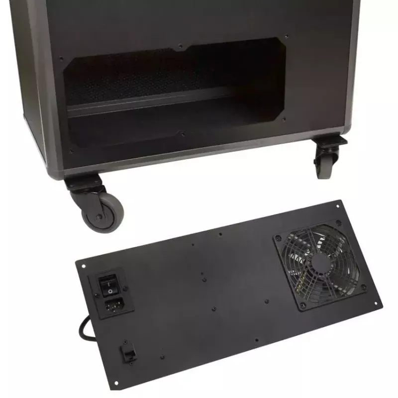 Portable device management cart DICOTA D32005 Black Floor placement