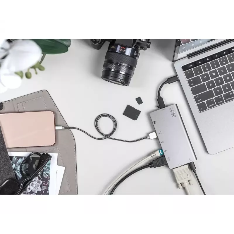 USB Type-C Multiport Travel Dock Digitus DA-70877