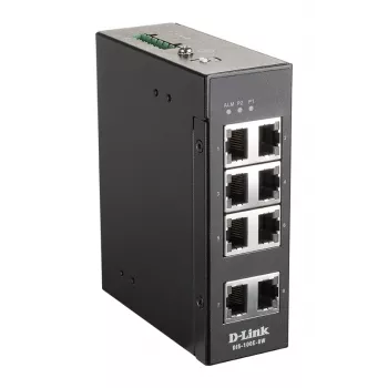 D-Link 8-Port Unmanaged Industrial Switch with 8 x 10/100 BaseT(X) ports