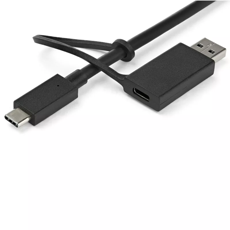 StarTech.com Universal Laptop Docking Station, Hybrid USB-C & USB-A Dock, Dual 4K DP & HDMI, 60W PD, Mac / Windows / Chrome OS, 4x USB 5Gbps Hub, GbE