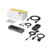 StarTech.com Universal Laptop Docking Station, Hybrid USB-C & USB-A Dock, Dual 4K DP & HDMI, 60W PD, Mac / Windows / Chrome OS, 4x USB 5Gbps Hub, GbE
