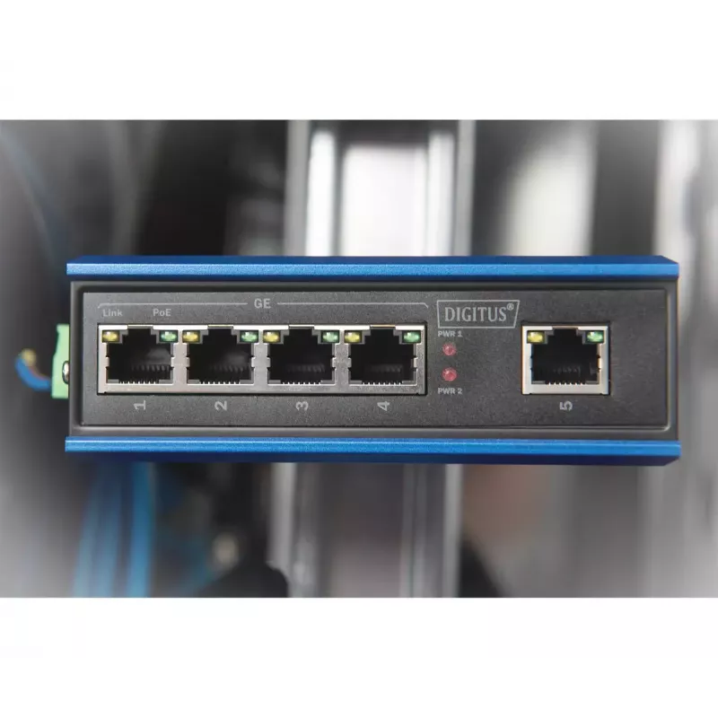 Unmanaged Switch Digitus DN-651120 4 Port Gigabit PoE