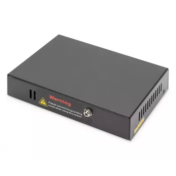 Digitus 4 Port Gigabit 4PPoE Extender 802.3at 60W Black