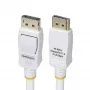 StarTech.com 10ft (3m) White VESA Certified DisplayPort 1.2 Cable, 4K 60Hz, 21.6Gbps, Latching DP Connectors, DP 1.2 DisplayPort Cable, DP Monitor Cord, M/M