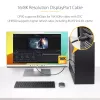 StarTech.com 1m DisplayPort 2.1 Cable, VESA Certified DP80 DisplayPort Cable w/UHBR20/HDR/DSC 1.2a/HDCP 2.2, 16K/8K 60Hz, 4K 240Hz, 80Gbps, DP 2.1 Cable, UHD Monitor Cord, M/M