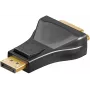 Microconnect DPDVI cable gender changer DisplayPort DVI-D Dual Link 24+5 Grey