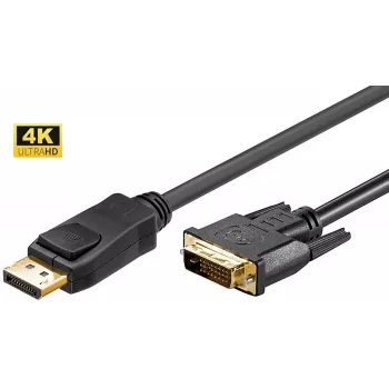Microconnect DP-DVI-MM-500 video cable adapter 5 m DisplayPort DVI-D Black