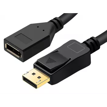 Microconnect DP-MFG-100 DisplayPort cable 1 m Black