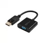 Microconnect DPVGA15CM video cable adapter 0.15 m DisplayPort VGA (D-Sub) Black