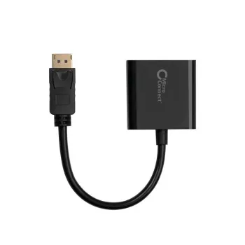 Microconnect DPVGA15CM video cable adapter 0.15 m DisplayPort VGA (D-Sub) Black