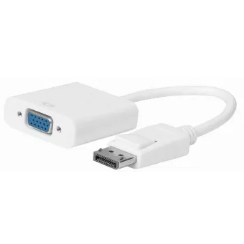 Microconnect DPVGA15CMW video cable adapter 0.15 m VGA (D-Sub) DisplayPort White