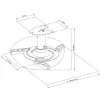 Vivolink VLMC101-H project mount Ceiling White
