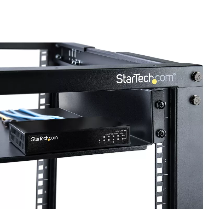 StarTech.com Unmanaged 2.5G Switch - 5 Port Gigabit Switch - 2.5GBASE-T Unmanaged Ethernet Switch - Ethernet Splitter - Din Rail or Wall Mount - Multi-Gigabit - Auto-MDIX - 9K Jumbo