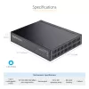 StarTech.com Unmanaged 2.5G Switch - 5 Port Gigabit Switch - 2.5GBASE-T Unmanaged Ethernet Switch - Ethernet Splitter - Din Rail or Wall Mount - Multi-Gigabit - Auto-MDIX - 9K Jumbo