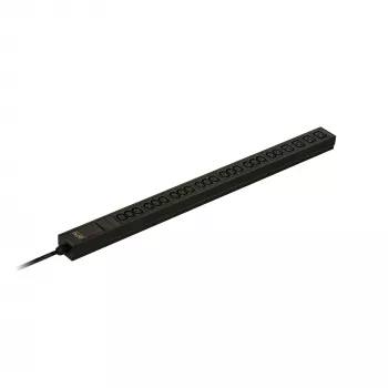 APC Easy Rack PDU, Basic, 0U, 1 Phase, 3.7kW, 230V, 16A, 20 x C13 and 4 x C19 outlets, IEC60309 2P+E inlet
