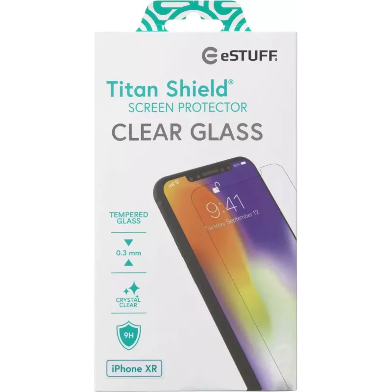 eSTUFF Apple iPhone XR Clear Screen Protector