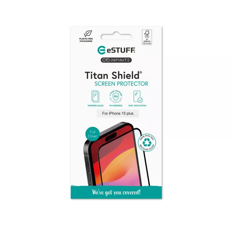 eSTUFF ES501411 mobile phone screen/back protector Clear screen protector Apple 1 pc(s)