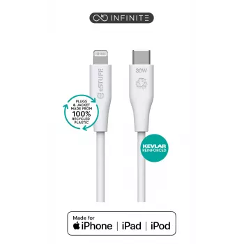 Lightning Cable eSTUFF ES602170 1m USB C 2.4A 5V GRS Certified