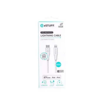Lightning Cable eSTUFF ES602170 1m USB C 2.4A 5V GRS Certified